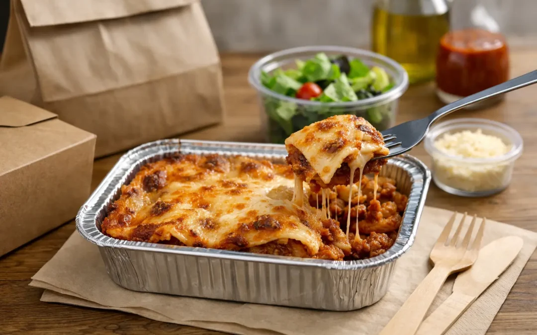 Lasagne da asporto fatte bene, senza scorciatoie