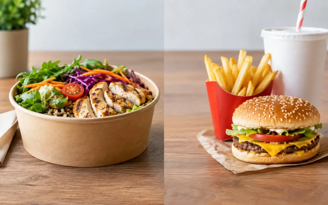 Takeaway artigianale versus fast food: cosa scegli?