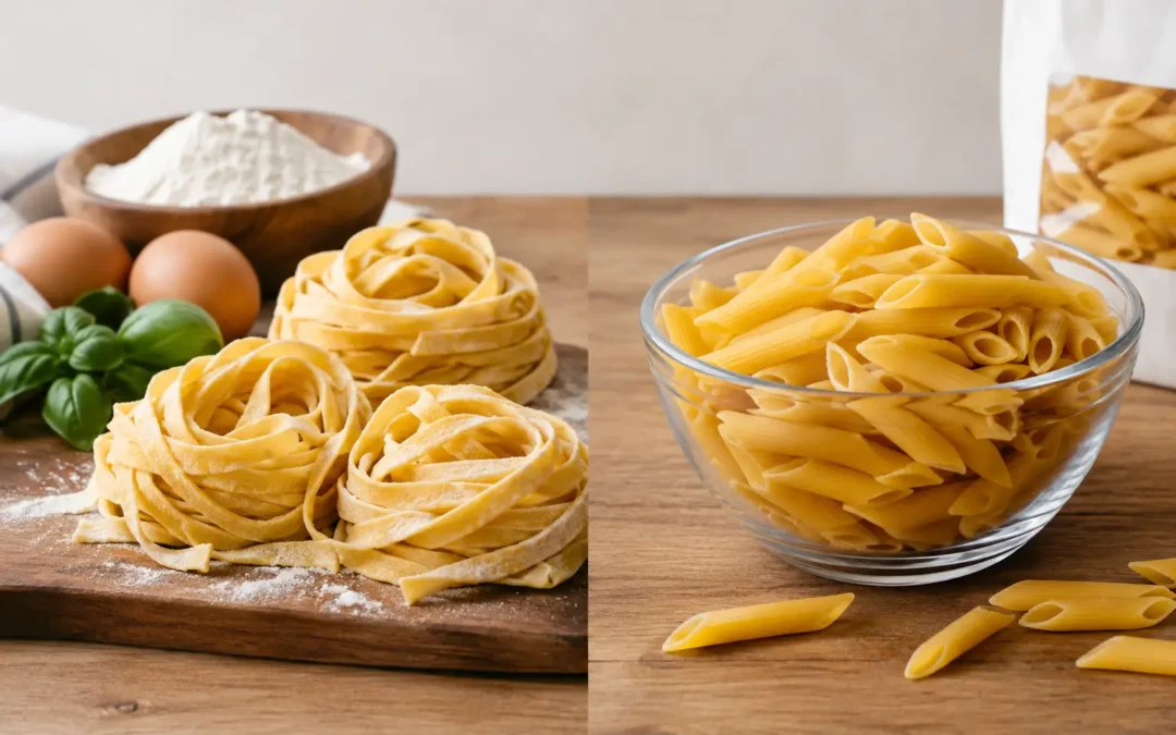 Pasta artigianale versus industriale, cosa cambia